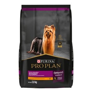 Pro Plan Exigent Optienrich Alimento Seco Perro Adulto Raza Pequeña Receta Pollo, 3 kg Pro Plan Exigent Optienrich Alimento Seco Perro Adulto Raza Pequeña Receta Pollo, 3 kg