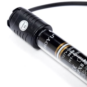 Boyu Calentador con Termostato para Peces, 3 cm Ancho x 19 cm Largo