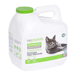 Sophresh Advanced Odor Control Arena de Arcilla Aglutinante sin Esencia para Gato, 7.2 kg