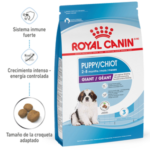 Royal Canin Alimento Seco para Cachorro Raza Gigante de 2 a 24 Meses, 13.6 kg