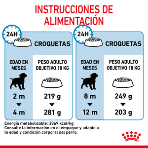 Royal Canin Alimento Seco para Cachorro Raza Mediana de 2 a 12 Meses, 13.6 kg