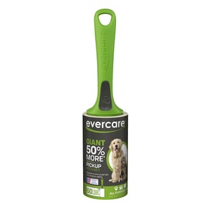 Evercare Rodillo Adhesivo Gigante Removedor de Pelo de Mascotas para Perro, 60 Hojas Evercare Rodillo Adhesivo Gigante Removedor de Pelo de Mascotas para Perro, 60 Hojas