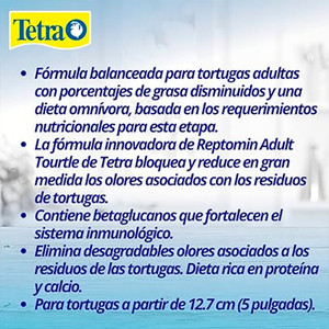 Tetra Reptomin Alimento para Tortuga Adulta, 230 g