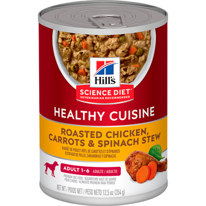 Hill's Science Diet Healthy Cuisine Alimento Tipo Estofado para Perro Adulto Receta Pollo, 354 g Hill's Science Diet Healthy Cuisine Alimento Tipo Estofado para Perro Adulto Receta Pollo, 354 g