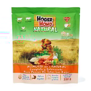 Hoger Hond Alimento Natural Cocido para Perro Receta Res, Cerdo y Pollo, 350 g Hoger Hond Alimento Natural Cocido para Perro Receta Res, Cerdo y Pollo, 350 g