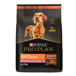 Pro Plan Sensitive Skin Optiderma Alimento para Perro Adulto Raza Pequeña Receta Salmón, 7.5 kg Pro Plan Sensitive Skin Optiderma Alimento para Perro Adulto Raza Pequeña Receta Salmón, 7.5 kg