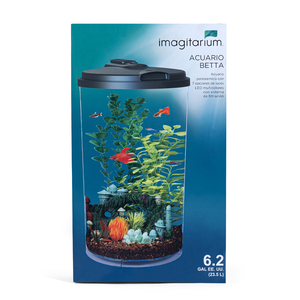 Imagitarium Acuario Panorámico para Betta de Acrílico, 23.5 L
