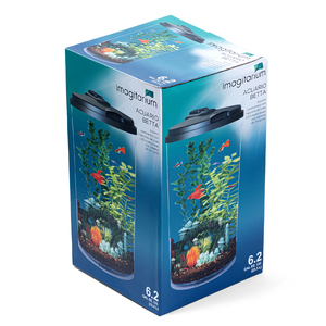 Imagitarium Acuario Panorámico para Betta de Acrílico, 23.5 L