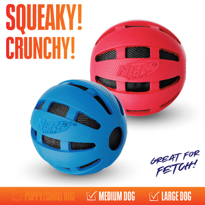Nerf Dog Pelota Soccer Crunch para Perro, Chico