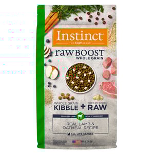 Instinct Raw Boost Alimento Natural para Perro Todas las Etapas de Vida Receta Cordero y Avena, 9.07 kg Instinct Raw Boost Alimento Natural para Perro Todas las Etapas de Vida Receta Cordero y Avena, 9.07 kg