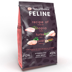 Natural Gourmet Feline Alimento Natural Libre de Granos para Gato Todas las Edades Receta Tilapia, 3 kg Natural Gourmet Feline Alimento Natural Libre de Granos para Gato Todas las Edades Receta Tilapia, 3 kg