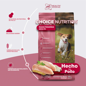 Choice Nutrition Alimento Avanzado Seco para Perro Adulto Razas Pequeñas Receta Pollo, 10 kg