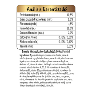 Fancy Feast Casserole Alimento Húmedo para Gato Adulto Receta Atún y Salmón, 85 g