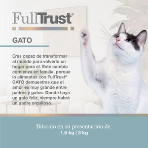 FullTrust Alimento para Gato Adulto Receta Pollo, 3 kg