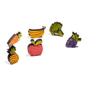 Yolcame Masticable de Frutas Colores para Pequeños Mamíferos, 6 Piezas