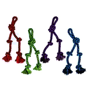 Multipet Nuts for Knots Cuerda Trenzada Diseño Doble Cuerda con Doble Nudo para Perro, XX-Grande Multipet Nuts for Knots Cuerda Trenzada Diseño Doble Cuerda con Doble Nudo para Perro, XX-Grande