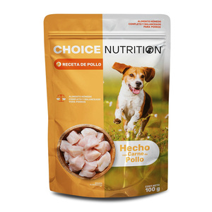 Choice Nutrition Alimento Avanzado Húmedo para Perro Adulto Todas las Razas Receta Pollo, 100 g Choice Nutrition Alimento Avanzado Húmedo para Perro Adulto Todas las Razas Receta Pollo, 100 g