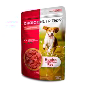 Choice Nutrition Alimento Avanzado Húmedo para Perro Adulto Todas las Razas Receta Res, 100 g