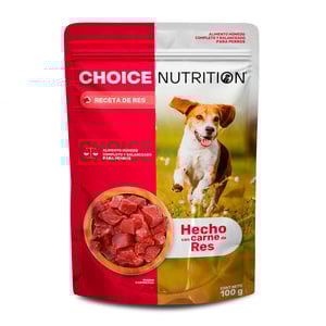 Choice Nutrition Alimento Avanzado Húmedo para Perro Adulto Todas las Razas Receta Res, 100 g Choice Nutrition Alimento Avanzado Húmedo para Perro Adulto Todas las Razas Receta Res, 100 g