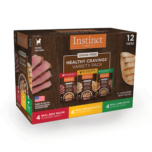 Instinct Healthy Cravings Topping Mix Pack para Perro Adulto Recetas Variadas, 12 Piezas Instinct Healthy Cravings Topping Mix Pack para Perro Adulto Recetas Variadas, 12 Piezas