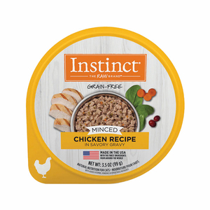 Instinct Minced Cups Alimento Húmedo para Gato Receta de Pollo Picado, 99 g Instinct Minced Cups Alimento Húmedo para Gato Receta de Pollo Picado, 99 g