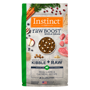 Instinct Raw Boost Alimento Seco Natural con Cereales Integrales para Perro Todas las Etapas de Vida Receta Cordero y Avena, 2 kg Instinct Raw Boost Alimento Seco Natural con Cereales Integrales para Perro Todas las Etapas de Vida Receta Cordero y Avena, 2 kg