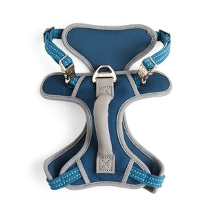 Reddy Arnés Híbrido Resistente Ajuste Romano Color Azul para Perro, Mediano