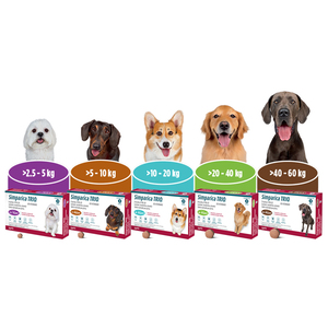 Simparica Trio Masticable Desparasitante Externo e Interno para Perro, 5-10 kg