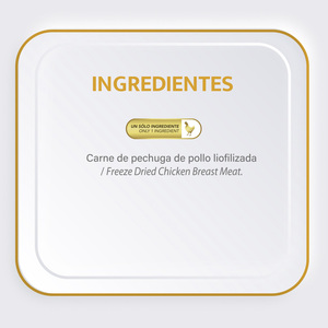 Choice Nutrition Freeze Dried Premio Liofilizado de Pechuga de Pollo para Gato, 80 g
