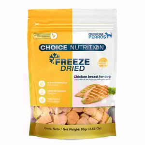 Choice Nutrition Freeze Dried Premio Liofilizado de Pechuga de Pollo para Perro, 80 g Choice Nutrition Freeze Dried Premio Liofilizado de Pechuga de Pollo para Perro, 80 g