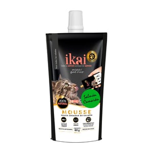 Ikai Premio Cremoso Natural para Gato Receta Salmón y Camarón, 60 g Ikai Premio Cremoso Natural para Gato Receta Salmón y Camarón, 60 g