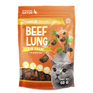 Choice Nutrition Beef Lung Premios de Pulmón de Res para Gato Adulto, 60 g Choice Nutrition Beef Lung Premios de Pulmón de Res para Gato Adulto, 60 g