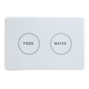 EveryYay Mantel Antideslizante para Tazones de Perro, Blanco EveryYay Mantel Antideslizante para Tazones de Perro, Blanco