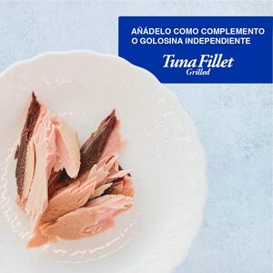 Inaba Premio Filete de Atún a la Parrilla en su Caldo para Gato Todas las Etapas de Vida, 15 g