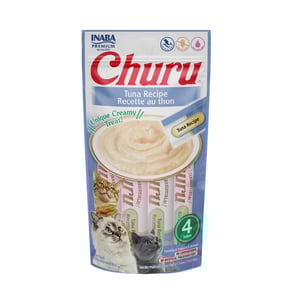 Inaba Churu Premio Cremoso Natural para Gato Todas las Etapas de Vida Receta Atún, 1 Paquete Inaba Churu Premio Cremoso Natural para Gato Todas las Etapas de Vida Receta Atún, 1 Paquete