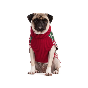 Merry Makings Suéter con Diseño de Muñeco de Nieve para Perro, Mediano