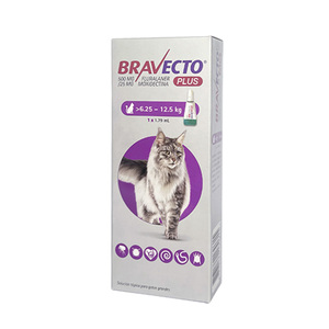 Bravecto Plus Pipeta Desparasitante Externa e Interna para Gato, 500 mg