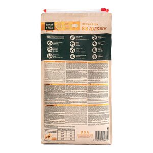 Bravery Alimento Seco Natural Libre de Granos para Perro Adulto Raza Mediana/Grande Receta Cerdo Ibérico, 12 kg