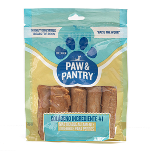 Paw & Pantry Carnaza con Colágeno en Forma de Rollo Sabor Pollo para Perro, 12 Piezas Paw & Pantry Carnaza con Colágeno en Forma de Rollo Sabor Pollo para Perro, 12 Piezas