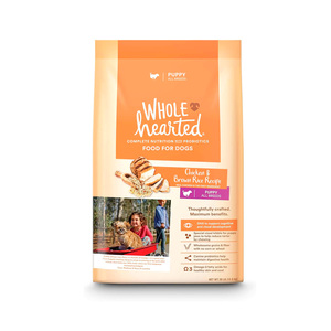 WholeHearted Alimento Natural para Cachorro Todas las Razas Receta Pollo y Arroz Integral, 13.6 kg WholeHearted Alimento Natural para Cachorro Todas las Razas Receta Pollo y Arroz Integral, 13.6 kg