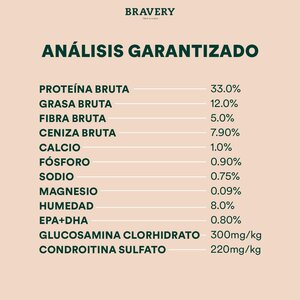 Bravery Alimento Natural Libre de Granos para Gato Adulto Esterilizado Receta Arenque, 7 kg