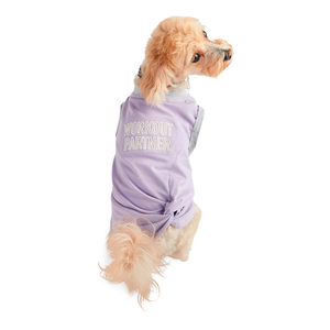 Reddy BFF Playera Estampado Workout Partner Color Lila para Perro, Chico Reddy BFF Playera Estampado Workout Partner Color Lila para Perro, Chico