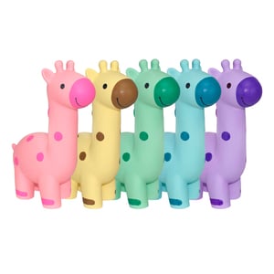 Multipet International Minipet Jirafa de Látex con Squeaker Colores Surtidos para Perro Raza Pequeña, Chico Multipet International Minipet Jirafa de Látex con Squeaker Colores Surtidos para Perro Raza Pequeña, Chico