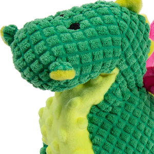 Trusty Pup Gentle Giant Dragón de Peluche Resistente para Perro, Chico