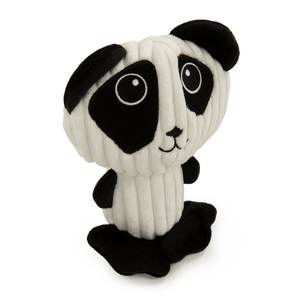 Trusty Pup Strong 'N Silent Panda de Peluche con Squeaker Ultrasónico para Perro, Mediano