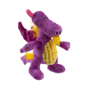 Trusty Pup Tough 'N Fun Dragón de Peluche Resistente para Perro, Grande