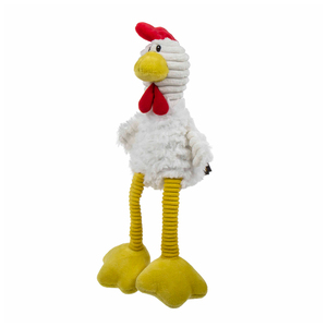 Trusty Pup Tough 'N Fun Gallina de Peluche Resistente para Perro, Grande