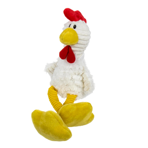 Trusty Pup Tough 'N Fun Gallina de Peluche Resistente para Perro, Grande