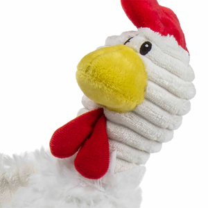 Trusty Pup Tough 'N Fun Gallina de Peluche Resistente para Perro, Grande