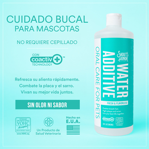 Skout's Honor Water Additive Aditivo Dental para Agua para Perro y Gato, 946 ml